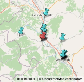 Mappa Via Bartolomeo Bartocci, 06012 Città di Castello PG, Italia (6.55667)
