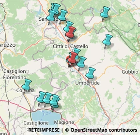 Mappa Via Bartolomeo Bartocci, 06012 Città di Castello PG, Italia (16.3295)