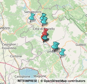 Mappa Via Bartolomeo Bartocci, 06012 Città di Castello PG, Italia (9.37923)