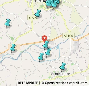 Mappa Contrada S. Pietro, 62019 Recanati MC, Italia (3.0385)