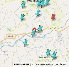 Mappa Contrada S. Pietro, 62019 Recanati MC, Italia (2.61467)