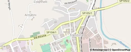 Mappa Città di Castello
