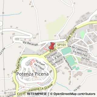 Mappa Viale Trieste, 46, 62018 Potenza Picena, Macerata (Marche)
