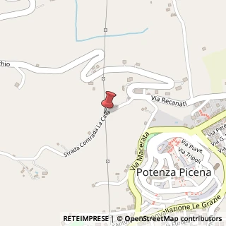 Mappa Via F. Crispi, 27, 62018 Potenza Picena, Macerata (Marche)