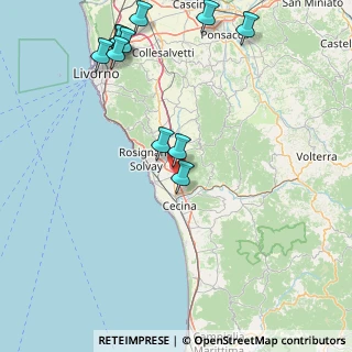 Mappa Via Pisana Livornese, 56040 Castellina Marittima PI, Italia (20.74182)