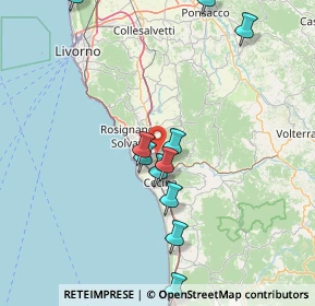 Mappa Via Pisana Livornese, 56040 Castellina Marittima PI, Italia (23.49875)