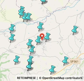 Mappa Via Vittorio Veneto, 62010 Appignano MC, Italia (5.1575)