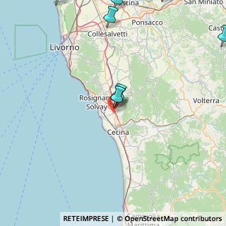 Mappa Località della Torre SP 13 Stradone della Torre, 56040 Castellina Marittima PI, Italia (36.08)