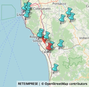 Mappa Località della Torre SP 13 Stradone della Torre, 56040 Castellina Marittima PI, Italia (16.65267)