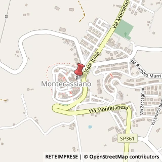 Mappa Piazza XX Settembre, 5, 62010 Montecassiano, Macerata (Marche)