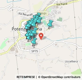 Mappa Via Fratelli Rosselli, 62018 Potenza Picena MC, Italia (0.3625)