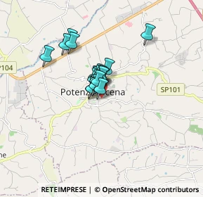 Mappa Via Fratelli Rosselli, 62018 Potenza Picena MC, Italia (0.9525)