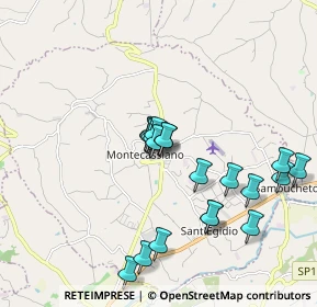 Mappa Via F. Maritano, 62010 Montecassiano MC, Italia (1.759)