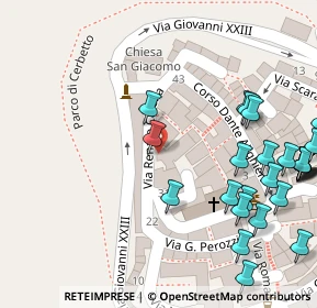 Mappa Via N. Peranzone, 62010 Montecassiano MC, Italia (0.08889)