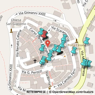 Mappa Corso Dante Alighieri, 62010 Montecassiano MC, Italia (0.03077)