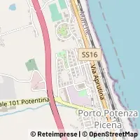 지도 Potenza Picena
