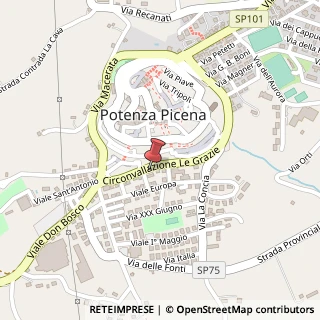 Mappa Circonvallazione le Grazie, 91, 62018 Potenza Picena, Macerata (Marche)