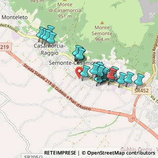 Mappa Via dei Tigli, 06024 Gubbio PG, Italia (0.77857)