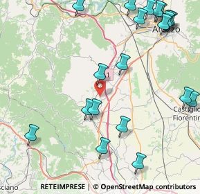 Mappa 52048 Civitella in Val di Chiana AR, Italia (11.447)