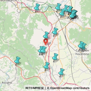 Mappa Via Rossa Loc. Griccena, 52048 Civitella in Val di Chiana AR, Italia (11.447)