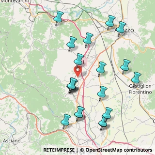 Mappa Via Rossa Loc. Griccena, 52048 Civitella in Val di Chiana AR, Italia (8.8795)