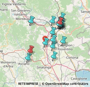 Mappa Via Rossa Loc. Griccena, 52048 Civitella in Val di Chiana AR, Italia (13.113)
