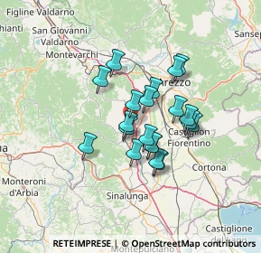 Mappa 52048 Civitella in Val di Chiana AR, Italia (10.2415)