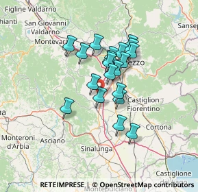 Mappa Via Rossa Loc. Griccena, 52048 Civitella in Val di Chiana AR, Italia (10.5205)
