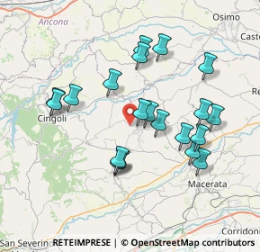 Mappa Contrada Renacci, 62010 Appignano MC, Italia (7.213)