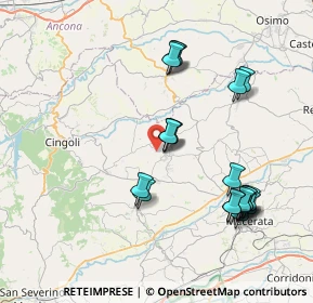 Mappa Contrada Renacci, 62010 Appignano MC, Italia (8.2875)