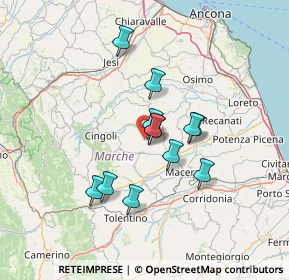 Mappa Contrada Renacci, 62010 Appignano MC, Italia (10.90667)