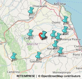 Mappa Contrada Renacci, 62010 Appignano MC, Italia (13.08385)