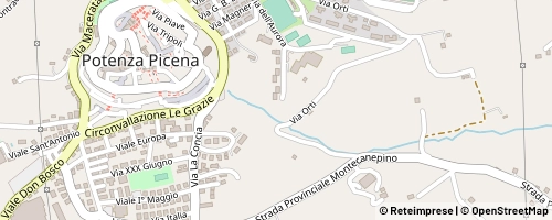 Mappa Potenza Picena