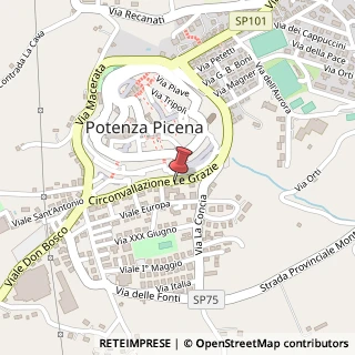 Mappa Circonvallazione le Grazie, 77, 62018 Potenza Picena, Macerata (Marche)