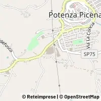 Map Potenza Picena