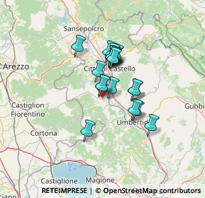 Mappa Vocabolo Palazzola, 06012 Città di Castello PG, Italia (9.60211)