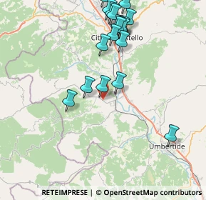 Mappa Vocabolo Palazzola, 06012 Città di Castello PG, Italia (8.97632)