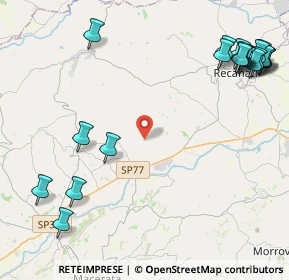 Mappa Fraz. Sambucheto, 62010 Montecassiano MC, Italia (6.2565)