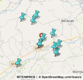 Mappa Fraz. Sambucheto, 62010 Montecassiano MC, Italia (3.41)