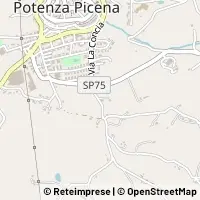 地図 Potenza Picena