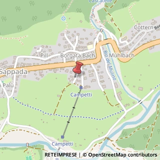 Mappa Borgata Bach, 92, 32047 Sappada, Belluno (Veneto)