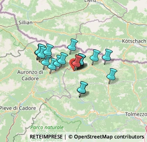 Mappa Borgata Granvilla, 32047 Sappada BL, Italia (9.066)
