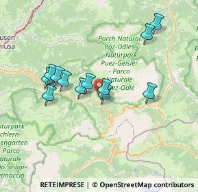 Mappa Via Daunei, 39048 Selva di Val Gardena BZ, Italia (6.29083)