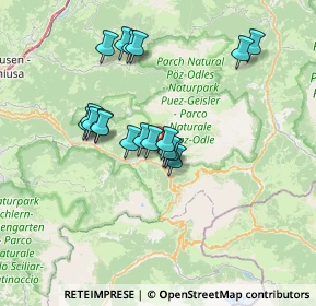 Mappa Via Daunei, 39048 Selva di Val Gardena BZ, Italia (5.94167)