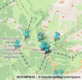 Mappa Via Daunei, 39048 Selva di Val Gardena BZ, Italia (1.98)