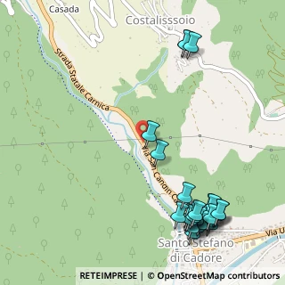 Mappa Via San Candido, 32045 Santo Stefano di Cadore BL, Italia (0.71481)
