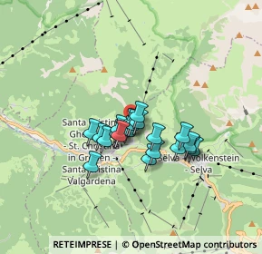 Mappa Str. Raiser, 39048 Selva di Val Gardena BZ, Italia (1.108)