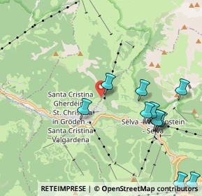 Mappa Str. Raiser, 39048 Selva di Val Gardena BZ, Italia (2.38182)