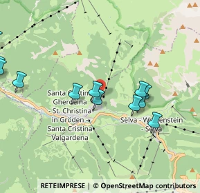 Mappa Str. Raiser, 39048 Selva di Val Gardena BZ, Italia (2.19667)