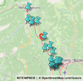 Mappa 39018 Gargazzone BZ, Italia (8.7815)